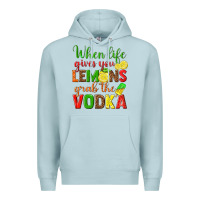 Blue Mist when life gives you lemons grab the vodka Premium Hoodie - texasbilliewilder