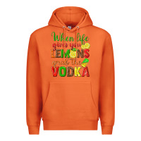 Carrot when life gives you lemons grab the vodka Premium Hoodie - texasbilliewilder