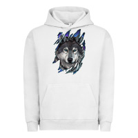 Pigment Lunar Rock wolf scratch mark Urban Hoodie - RanaPortraitStore
