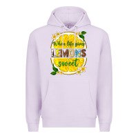 Lilac when life gives lemons sweet Premium Hoodie - texasbilliewilder