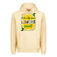 Pina Colada when life gives lemons sweet Premium Hoodie - texasbilliewilder