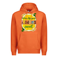 Carrot when life gives lemons sweet Premium Hoodie - texasbilliewilder