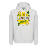 Dove Grey when life gives lemons sweet Premium Hoodie - texasbilliewilder