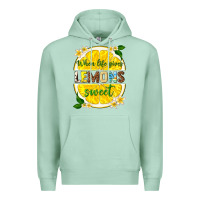 Seafoam when life gives lemons sweet Premium Hoodie - texasbilliewilder