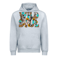 Heather Grey wild soul Urban Hoodie - Zillion Design Studio