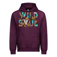 Mauve Wine wild soul Urban Hoodie - Zillion Design Studio