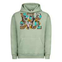 Pigment Oil Green wild soul Urban Hoodie - Zillion Design Studio