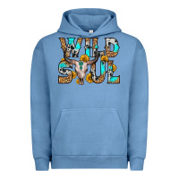 Pigment Pebble Blue wild soul Urban Hoodie - Zillion Design Studio