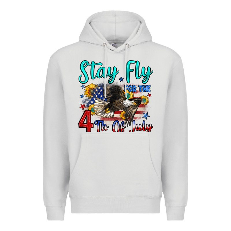 Stay Fly For The 4 Th Of July Premium Hoodie by Zillion Design Studio | Teevron