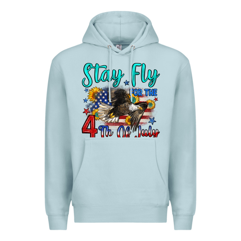 Stay Fly For The 4 Th Of July Premium Hoodie by Zillion Design Studio | Teevron
