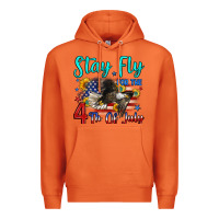 Carrot stay fly for the 4 th of july Premium Hoodie - Zillion Design Studio