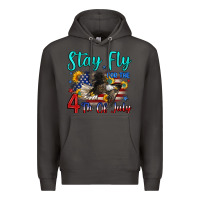 Smoke stay fly for the 4 th of july Premium Hoodie - Zillion Design Studio