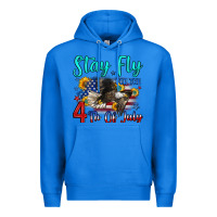 True Royal stay fly for the 4 th of july Premium Hoodie - Zillion Design Studio