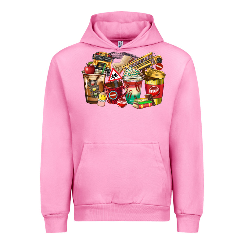 School Bus Driver Coffee Cups Urban Hoodie by texasbilliewilder | Teevron