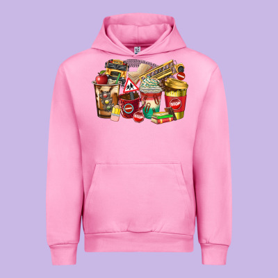 School Bus Driver Coffee Cups Urban Hoodie Designed By Texasbilliewilder