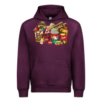 Mauve Wine school bus driver coffee cups Urban Hoodie - texasbilliewilder