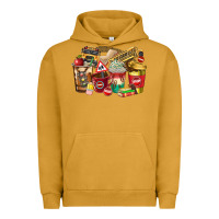 Pigment Peanut Butter school bus driver coffee cups Urban Hoodie - texasbilliewilder