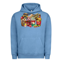 Pigment Pebble Blue school bus driver coffee cups Urban Hoodie - texasbilliewilder