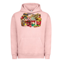 Pigment Salmon school bus driver coffee cups Urban Hoodie - texasbilliewilder