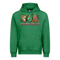 Emerald happy easter eggs with sunflower leopard and cactus Urban Hoodie - RanaPortraitStore
