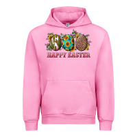 Fuchsia Pink happy easter eggs with sunflower leopard and cactus Urban Hoodie - RanaPortraitStore