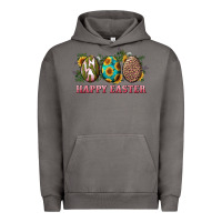 Pigment Tornado happy easter eggs with sunflower leopard and cactus Urban Hoodie - RanaPortraitStore