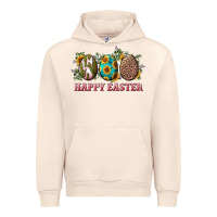 Sandshell happy easter eggs with sunflower leopard and cactus Urban Hoodie - RanaPortraitStore