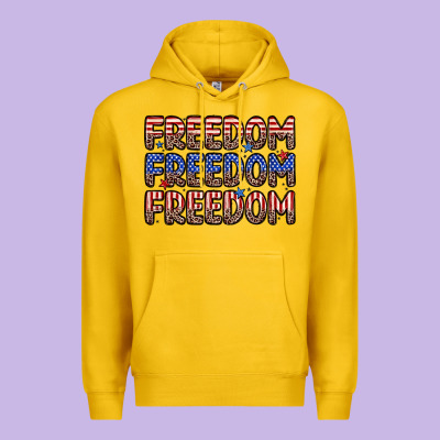 Freedom Freedom Freedom Premium Hoodie Designed By Zillion Design Studio
