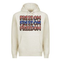 Oatmeal Heather freedom freedom freedom Premium Hoodie - Zillion Design Studio