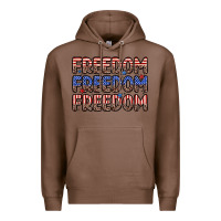 Chestnut freedom freedom freedom Premium Hoodie - Zillion Design Studio