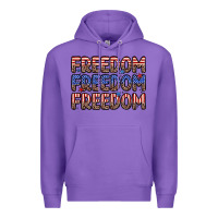 Purple freedom freedom freedom Premium Hoodie - Zillion Design Studio