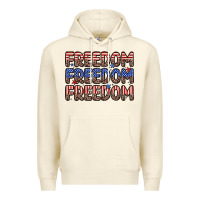 Sandshell freedom freedom freedom Premium Hoodie - Zillion Design Studio