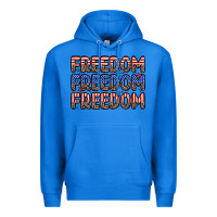 True Royal freedom freedom freedom Premium Hoodie - Zillion Design Studio