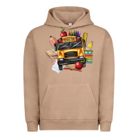 Pigment Burro school bus driver front Urban Hoodie - texasbilliewilder