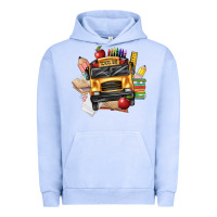 Pigment Grape Ice school bus driver front Urban Hoodie - texasbilliewilder