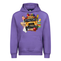 Tulip school bus driver front Urban Hoodie - texasbilliewilder