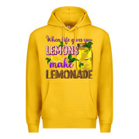 Lemon when life gives you lemons make lemonade Premium Hoodie - texasbilliewilder