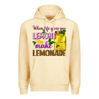 Pina Colada when life gives you lemons make lemonade Premium Hoodie - texasbilliewilder