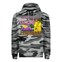 Slate Camo when life gives you lemons make lemonade Premium Hoodie - texasbilliewilder