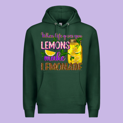 When Life Gives You Lemons Make Lemonade Premium Hoodie Designed By Texasbilliewilder