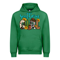 Emerald southern girl Urban Hoodie - Zillion Design Studio