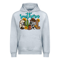 Heather Grey southern girl Urban Hoodie - Zillion Design Studio