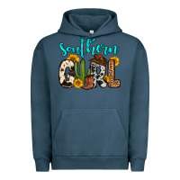 Pigment Midnight Navy southern girl Urban Hoodie - Zillion Design Studio
