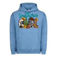 Pigment Pebble Blue southern girl Urban Hoodie - Zillion Design Studio