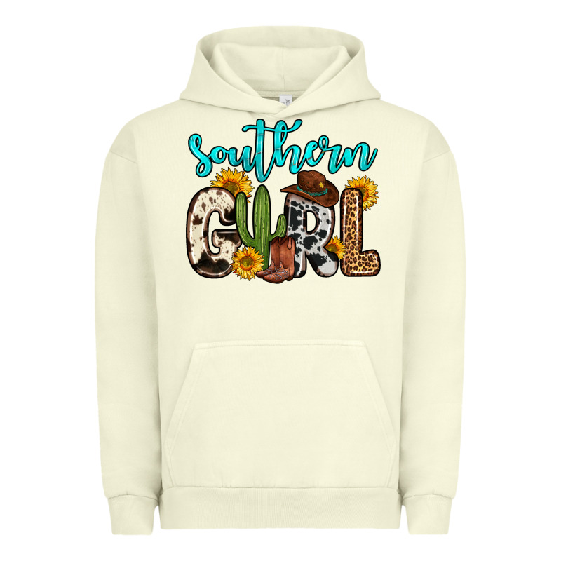 Southern Girl Urban Hoodie by Zillion Design Studio | Teevron