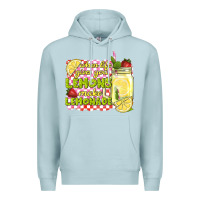 Blue Mist when life gives you lemons make lemonade Premium Hoodie - texasbilliewilder