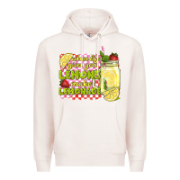 Pale Pink when life gives you lemons make lemonade Premium Hoodie - texasbilliewilder