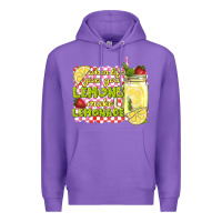 Purple when life gives you lemons make lemonade Premium Hoodie - texasbilliewilder