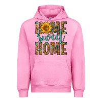 Fuchsia Pink home sweet home Urban Hoodie - Zillion Design Studio