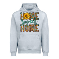 Heather Grey home sweet home Urban Hoodie - Zillion Design Studio